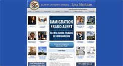 Desktop Screenshot of illinoisattorneygeneral.gov